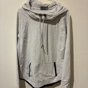 Athleta Heather Gray Hoodie Sweatshirt - Women's M